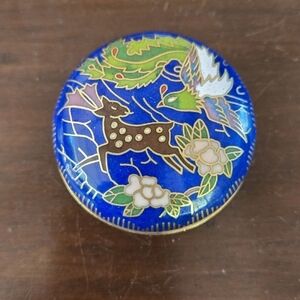 Vintage Cloisonne Trinket Dish